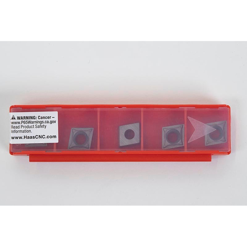 CCMT3251-HFP / CCMT09T304-HFP, Твердосплавна токарна пластина, ромбічна 80°, сплав HTSU10 - упаковка з 5 штук