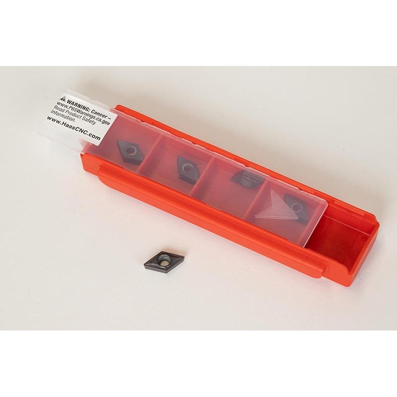 DCMT2151-HFP / DCMT070204-HFP, Carbide Turning Insert, 55° Rhombic, Grade HTS25 - Pack of 5