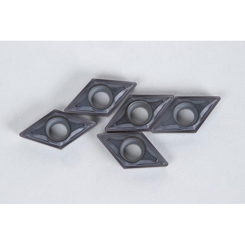 DCMT2151-HFP / DCMT070204-HFP, Carbide Turning Insert, 55° Rhombic, Grade HTS10 - Pack of 5