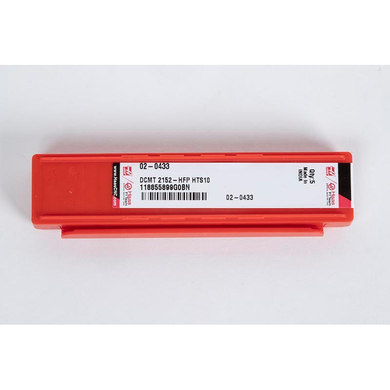 DCMT2152-HFP / DCMT070208-HFP, Carbide Turning Insert, 55° Rhombic, Grade HTS10 - Pack of 5