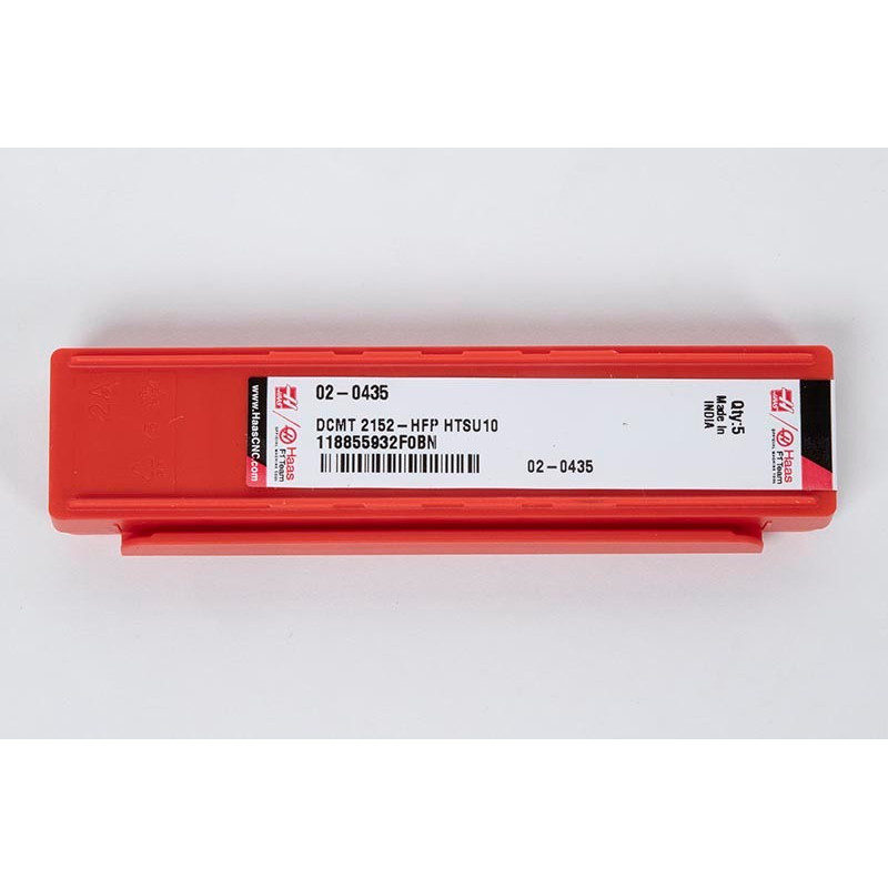 DCMT2152-HFP / DCMT070208-HFP, Carbide Turning Insert, 55° Rhombic, Grade HTSU10 - Pack of 5