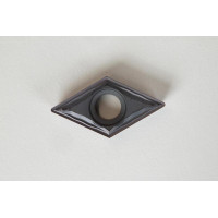 DCMT3251-HFP / DCMT11T304-HFP, Твердосплавна токарна пластина, ромбічна 55°, сплав HTS10 - упаковка з 5 штук