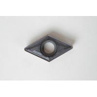 DCMT3252-HFP / DCMT11T308-HFP, Твердосплавна токарна пластина, ромбічна 55°, сплав HTS10 - упаковка з 5 штук