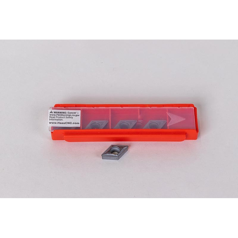 DCMT3252-HFP / DCMT11T308-HFP, Carbide Turning Insert, 55° Rhombic, Grade HTSU10 - Pack of 5