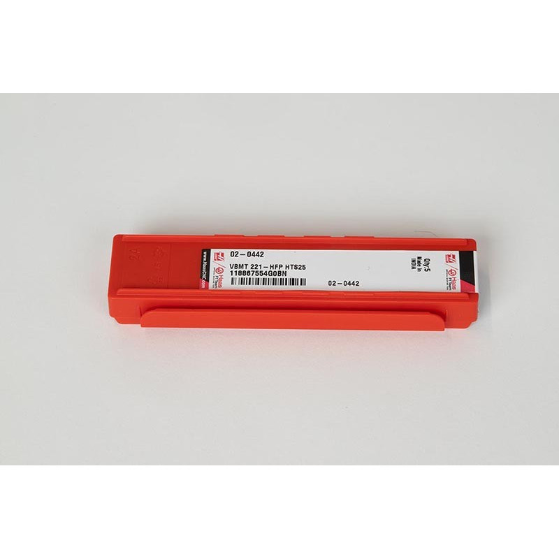 VBMT221-HFP / VBMT110304-HFP, Carbide Turning Insert, 35° Rhombic, Grade HTS25 - Pack of 5