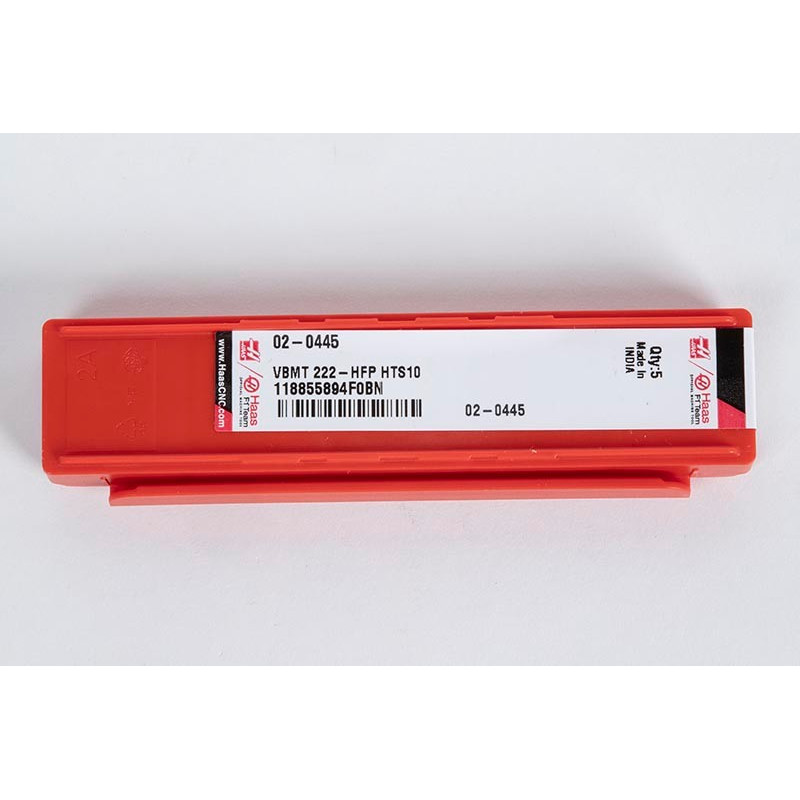 VBMT221-HFP / VBMT110304-HFP, Carbide Turning Insert, 35° Rhombic, Grade HTS10 - Pack of 5