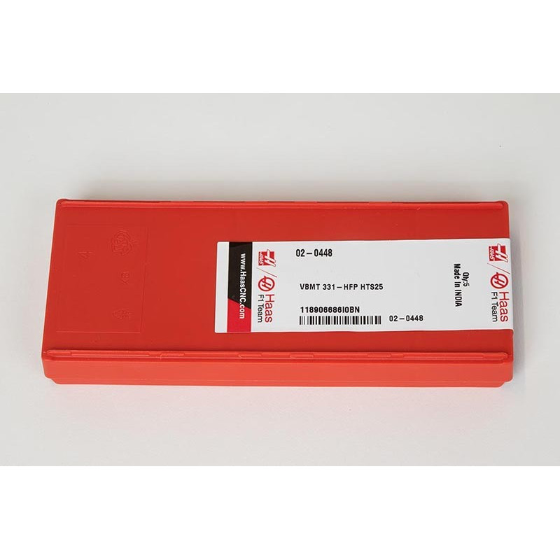 VBMT331-HFP / VBMT160404-HFP, Carbide Turning Insert, 35° Rhombic, Grade HTS25 - Pack of 5