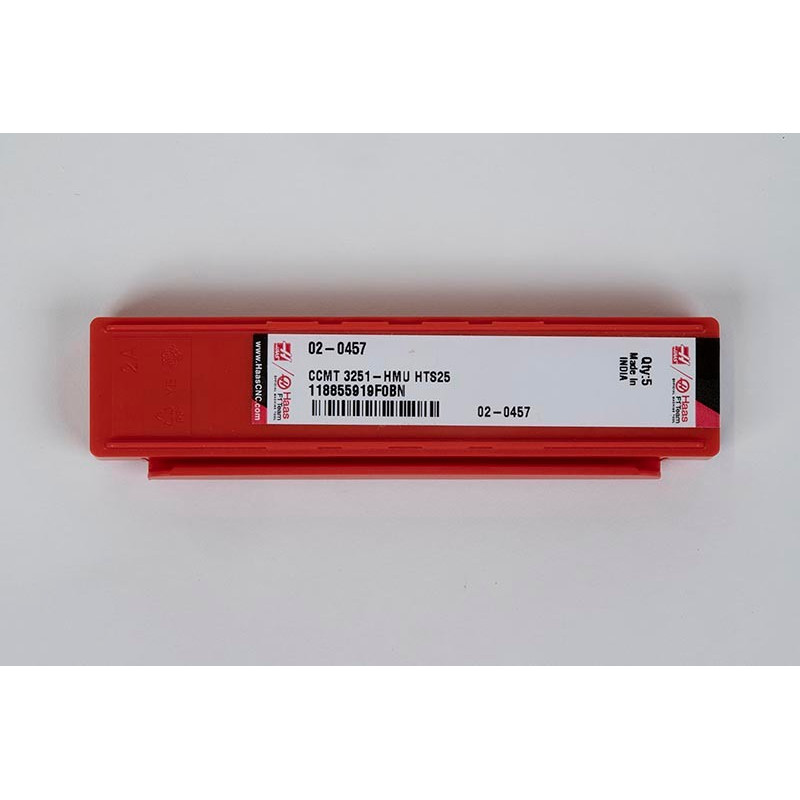 CCMT2152-HMU / CCMT060208-HMU, Твердосплавна токарна пластина, ромбічна 80°, сплав HTSU10 - упаковка з 5 штук