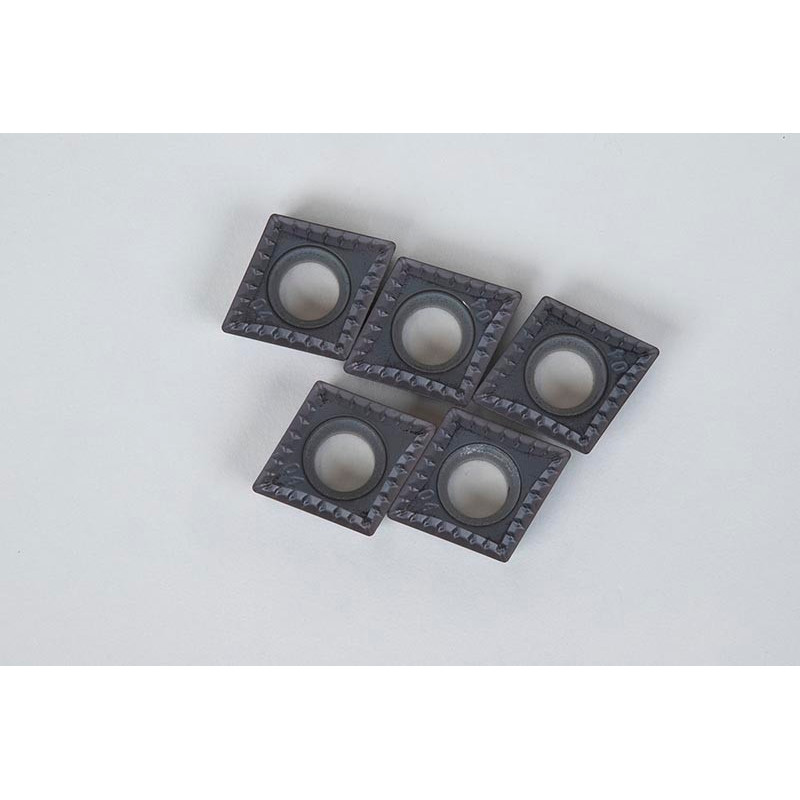 CCMT3251-HMU / CCMT09T304-HMU, Твердосплавна токарна пластина, ромбічна 80°, сплав HTS25 - упаковка з 5 штук