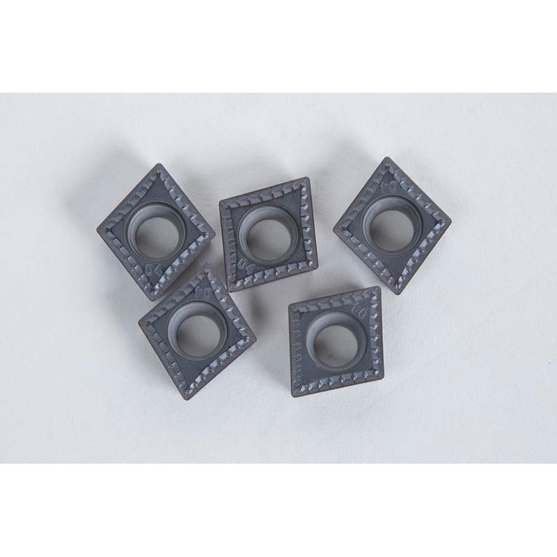 CCMT3251-HMU / CCMT09T304-HMU, Твердосплавна токарна пластина, ромбічна 80°, сплав HTS10 - упаковка з 5 штук