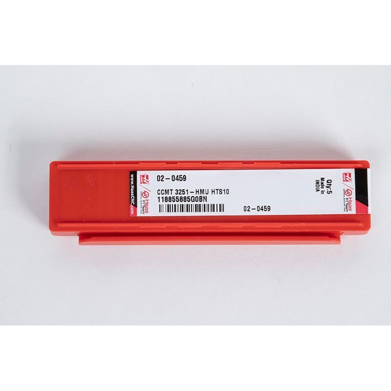 CCMT3251-HMU / CCMT09T304-HMU, Твердосплавна токарна пластина, ромбічна 80°, сплав HTS10 - упаковка з 5 штук