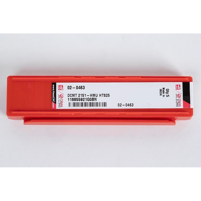 DCMT2151-HMU / DCMT070204-HMU, Carbide Turning Insert, 55° Rhombic, Grade HTS25 - Pack of 5