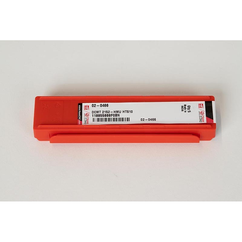 DCMT2152-HMU / DCMT070208-HMU, Carbide Turning Insert, 55° Rhombic, Grade HTS10 - Pack of 5