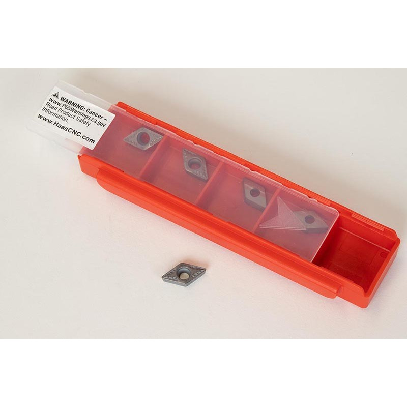 DCMT2151-HMU / DCMT070204-HMU, Carbide Turning Insert, 55° Rhombic, Grade HTSU10 - Pack of 5