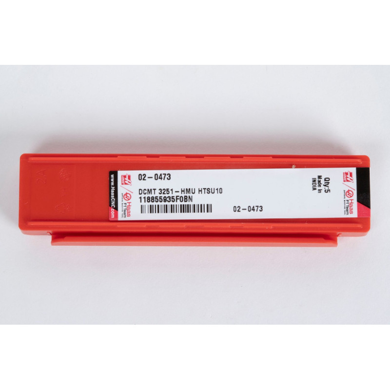 DCMT3251-HMU / DCMT11T304-HMU, Carbide Turning Insert, 55° Rhombic, Grade HTSU10 - Pack of 5