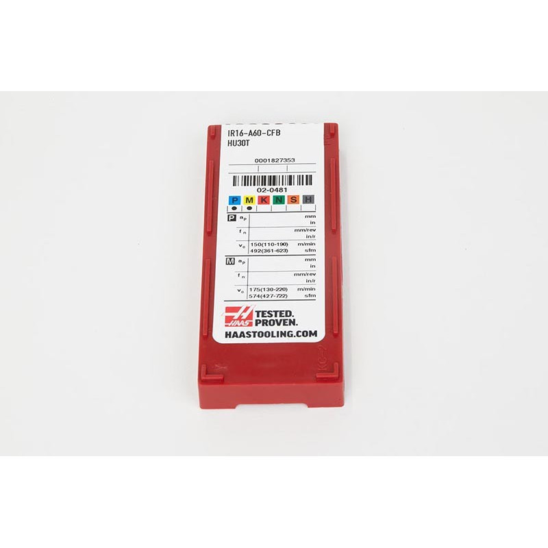 IR16-A60-CFB Carbide Threading Insert, Grade HU30T - Pack of 10