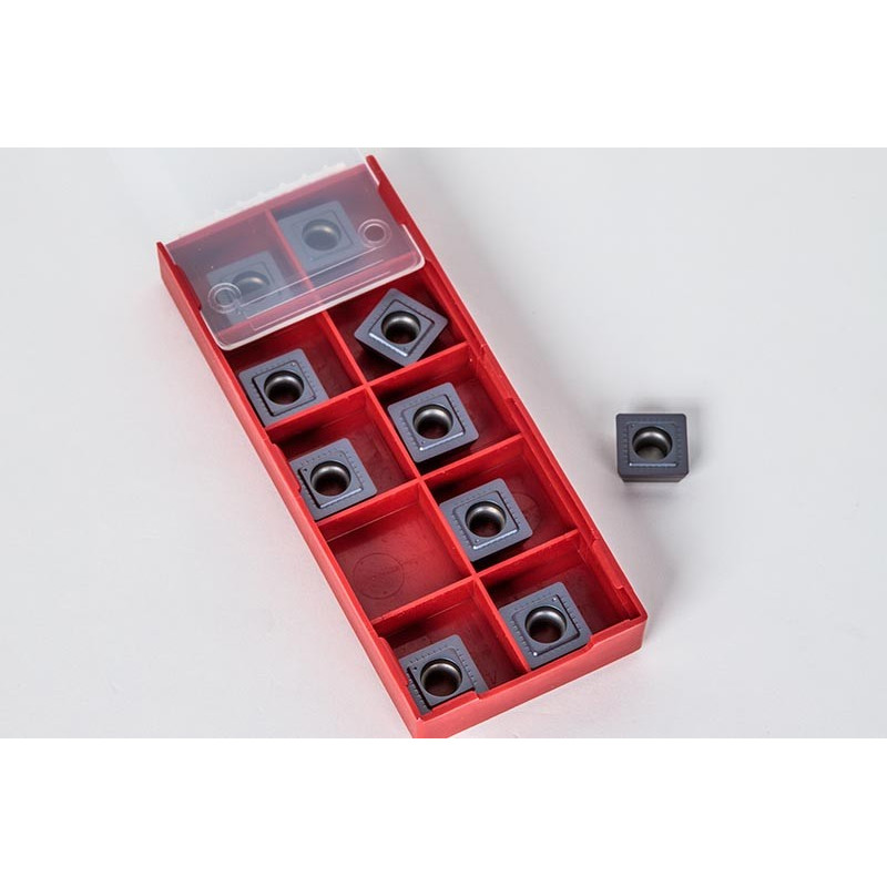 SPMT110408-HC, Carbide Chamfer Mill Insert, Square, Grade HU30 - Pack of 10