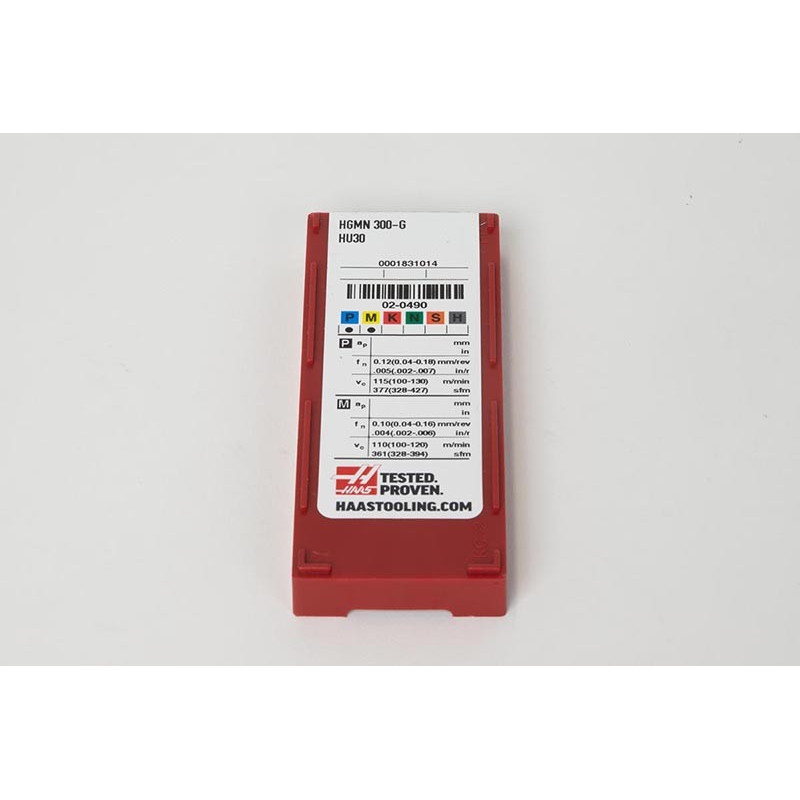 HGMN300-G, 3mm Carbide Deep Grooving Insert, Size 3, Grade HU30 - Pack of 10