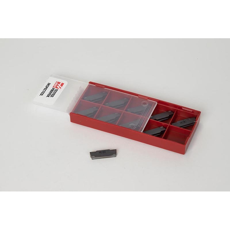 HGMN400-G, 4mm Carbide Deep Grooving Insert, Size 4, Grade HU30 - Pack of 10