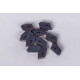 HCI-4R, 4mm Carbide Cut-Off Insert, Grade HU30 - Pack of 10