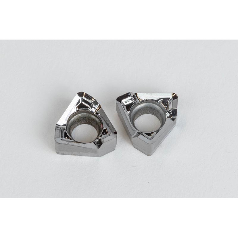 HIE, Carbide Indexable End Mill Insert, Convex Triangle, Grade HN25A - Pack of 10