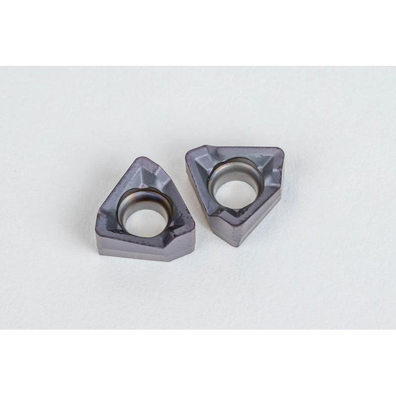 HIE, Carbide Indexable End Mill Insert, Convex Triangle, Grade HU30 - Pack of 10