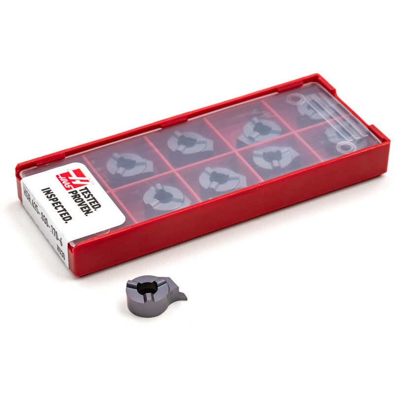 HGR.63-.030-.170-6, Small Carbide Grooving Insert, Size 6, Grade HU30 - Pack of 10