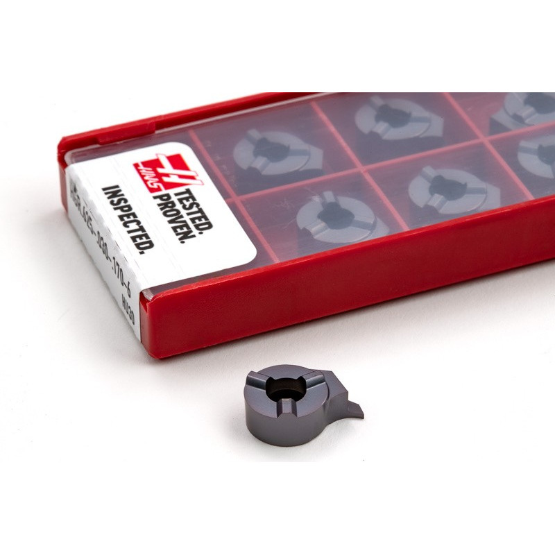 HGR.63-.030-.170-6, Small Carbide Grooving Insert, Size 6, Grade HU30 - Pack of 10