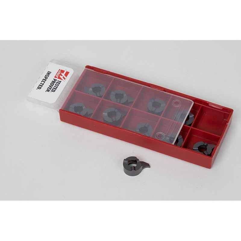 HGR.63-.056-.170-6, Small Carbide Grooving Insert, Size 6, Grade HU30 - Pack of 10