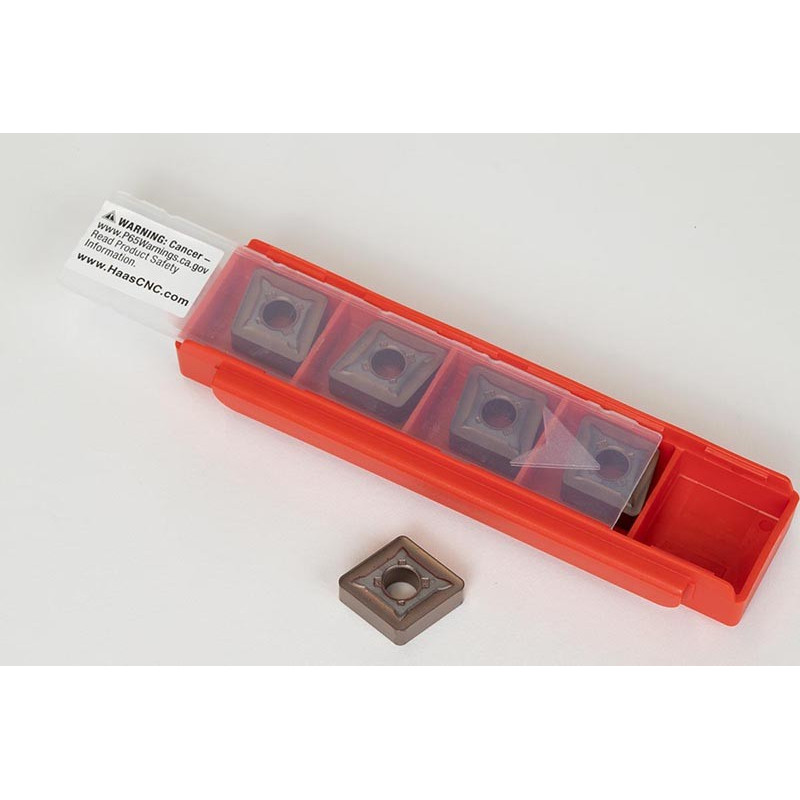 CNMG433-HRH / CNMG120412-HRH, Carbide Turning Insert, 80° Rhombic, Grade HTP25 - Pack of 5