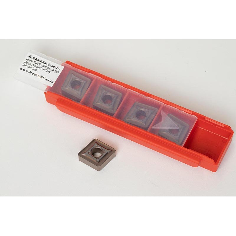 CNMG433-HRH / CNMG120412-HRH, Carbide Turning Insert, 80° Rhombic, Grade HTP15 - Pack of 5