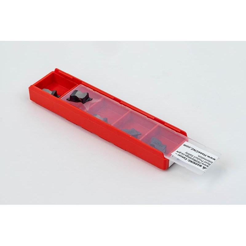 HNG2031RK, Haas Notch Carbide Grooving Insert, Right-Hand, Size 2, Grade HU25 - Pack of 5