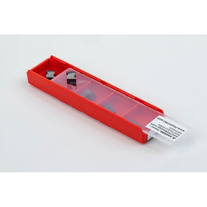 HNG2047RK, Haas Notch Carbide Grooving Insert, Right-Hand, Size 2, Grade HU25 - Pack of 5