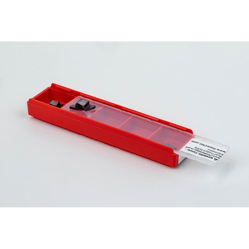 HNG2062RK, Haas Notch Carbide Grooving Insert, Right-Hand, Size 2, Grade HU25 - Pack of 5