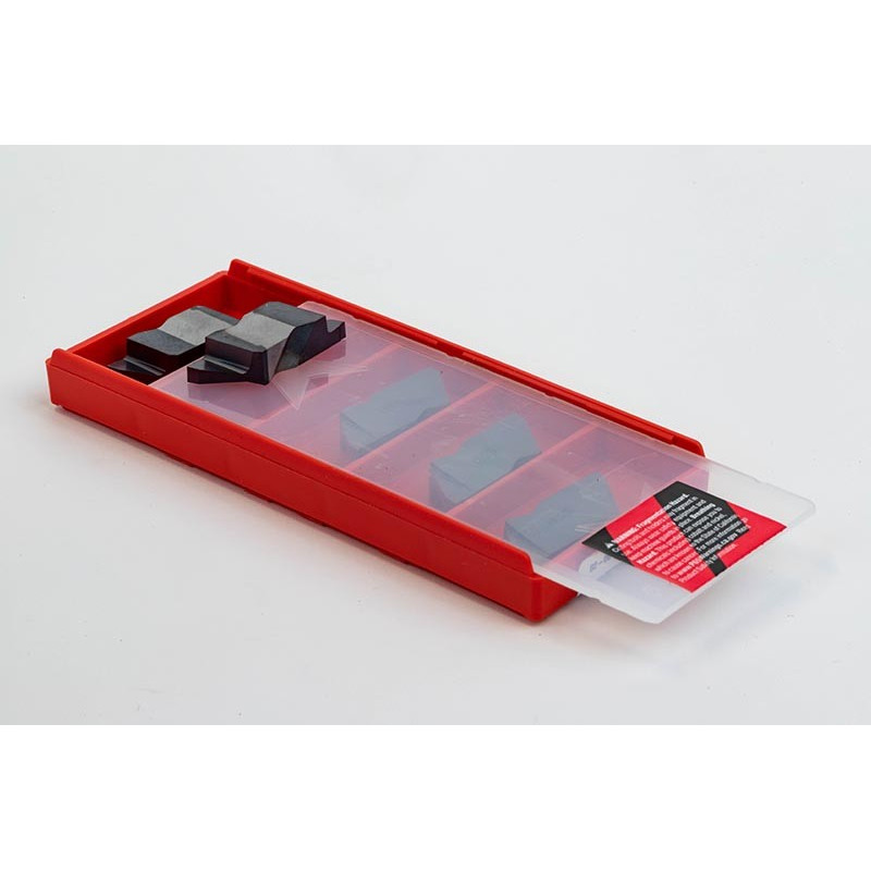 HNG4125LK, Haas Notch Carbide Grooving Insert, Left-Hand, Size 4, Grade HU25 - Pack of 5