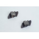 HNR2031R, Haas Notch Carbide Radius Grooving Insert, Right-Hand, Size 2, Grade HU25 - Pack of 5