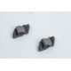 HNR2047R, Haas Notch Carbide Radius Grooving Insert, Right-Hand, Size 2, Grade HU25 - Pack of 5