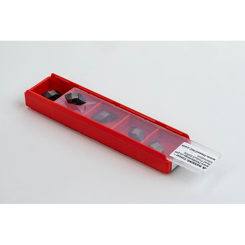 HNT2LK, Haas Notch Carbide Threading Insert, Left-Hand, Size 2, Grade HU25 - Pack of 5