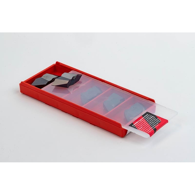 HNT4LK, Haas Notch Carbide Threading Insert, Left-Hand, Size 4, Grade HU25 - Pack of 5