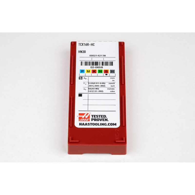 TCX16R-HC, Carbide Chamfer Mill Insert, Triangle, Grade HN30 - Pack of 10