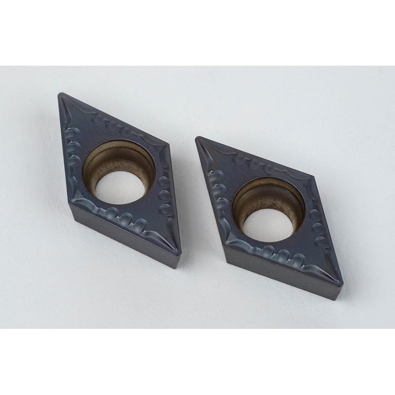 DCMT3251-HVL / DCMT11T304-HVL, Cermet Turning Insert, 55° Rhombic, Grade HCP10C - Pack of 10