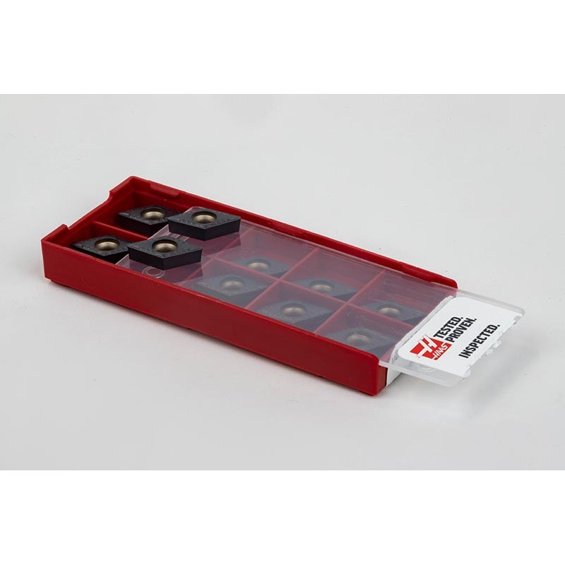 DCMT3252-HVL / DCMT11T308-HVL, токарна пластина з кермету, ромбічна 55°, сплав HCP10C - упаковка з 10 штук