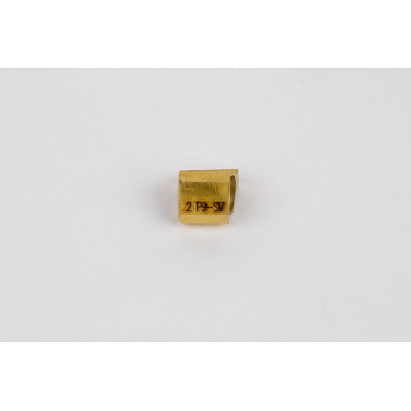 HIN, пластина для протягування шпонкових пазов 2 мм, посадка з натягом P9-SM, розмір 2, покриття TiN - упаковка з 2 штук