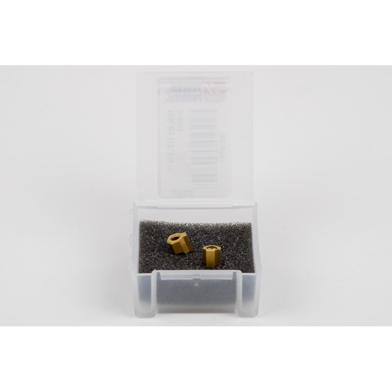 HIN, пластина для протягування шпонкових пазов 3 мм, H7-SM з ковзанням/щільним приляганням, розмір 3, покриття TiN - упаковка з 2 штук