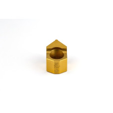 HIN-PG3, вставка синхронного шківа GT 57-140 зубів, профіль 98 зубів, крок 3 мм, розмір 10, покриття TiN - упаковка з 2 штук