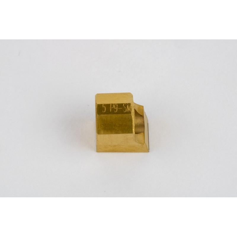 HIN, пластина для протягування шпонкових пазов 5 мм, посадка з натягом P9-SM, розмір 5, покриття TiN - упаковка з 2 штук