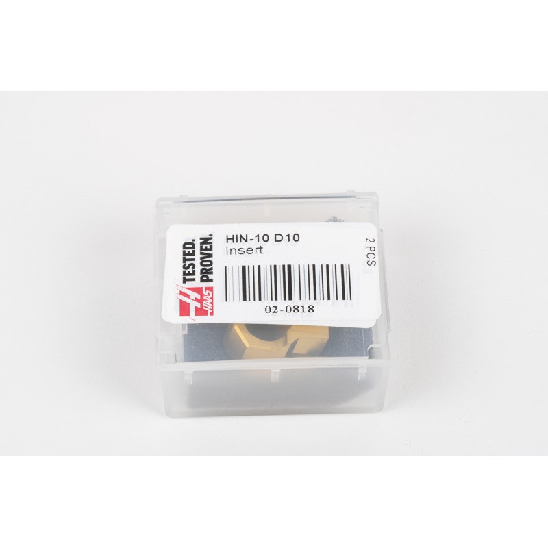 HIN, 10mm Keyway Broaching Insert, D10 Clearance Fit, Size 10, TiN Coated - Pack of 2