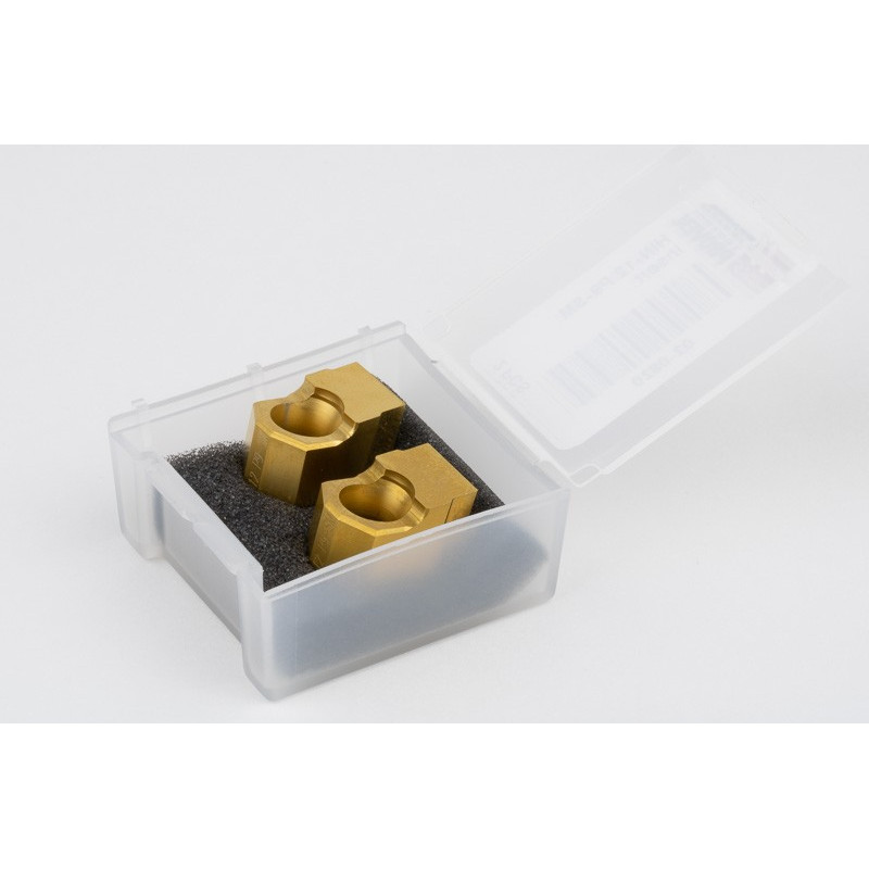 HIN, пластина для протягування шпонкових пазов 12 мм, посадка з натягом P9-SM, розмір 12, покриття TiN - упаковка з 2 штук