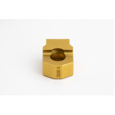 HIN, пластина для протягування шпонкових пазов 14 мм, посадка з натягом P9-SM, розмір 14/16, покриття TiN - упаковка з 2 штук