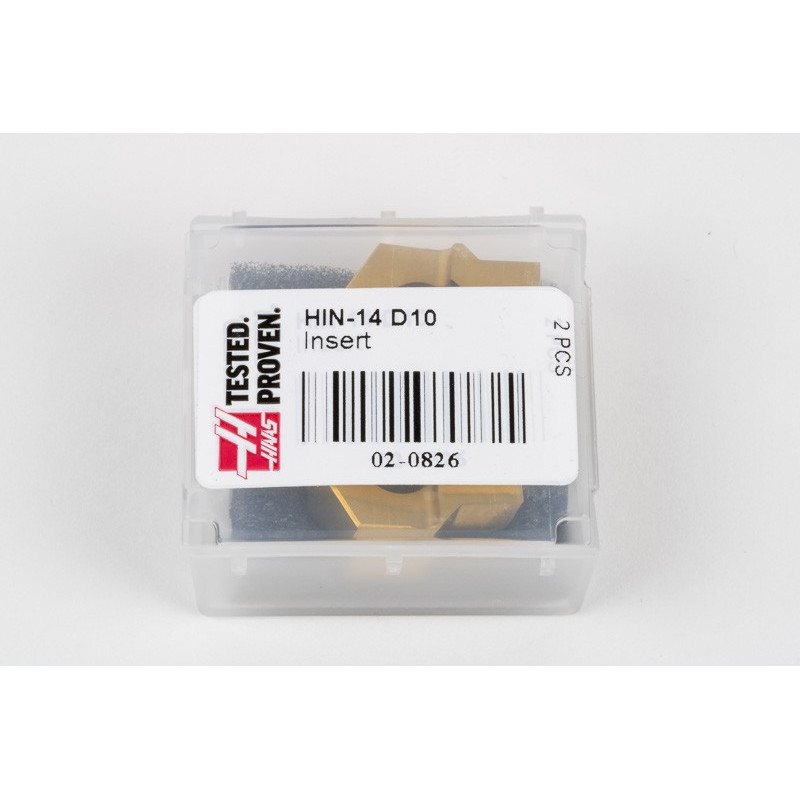 HIN, 14mm Keyway Broaching Insert, D10 Clearance Fit, Size 14/16, TiN Coated - Pack of 2